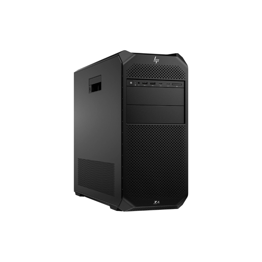 HP Z4 G5 Tower Desktop Computer, Intel Xeon W3-2423 6-Core 4.0GHz, 128GB DDR5 RAM, 1TB SSD + 4TB SATA HDD, NVIDIA QUADRO T1000 4GB, USB 320 Wired K/B & Mouse, Win 11 Pro, Black | HP Z4-G5-TWR