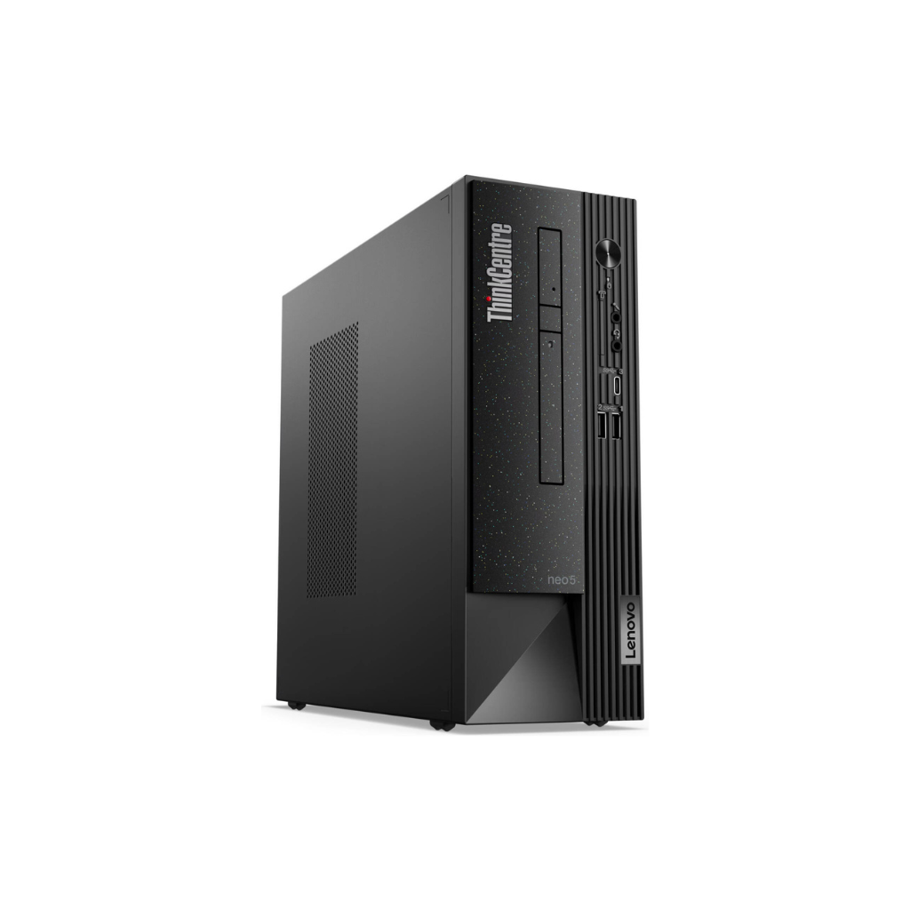Lenovo ThinkCentre neo 50s SFF Desktop Computer, Intel Core i7-12700 Processor, 16GB RAM, 1TB HDD + 1TB SSD, Intel UHD Graphics 770, Windows 11 Pro, Black | TC-neo-50s-SSF