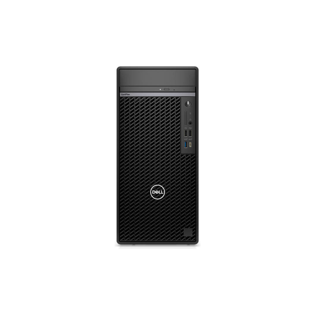 Dell OptiPlex 7010 MT Desktop Computer, Intel Core i7-13700 Processor, 8GB RAM, 512GB SSD Storage, Intel UHD Graphics 770, English-Arabic Keyboard & Mouse, Free DOS, Black | PDO7010I785121Y