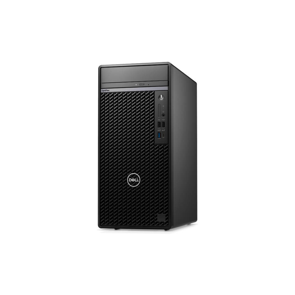 Dell OptiPlex 7010 MT Desktop Computer, Intel Core i7-13700 Processor, 8GB RAM, 512GB SSD Storage, Intel UHD Graphics 770, English-Arabic Keyboard & Mouse, Free DOS, Black | PDO7010I785121Y