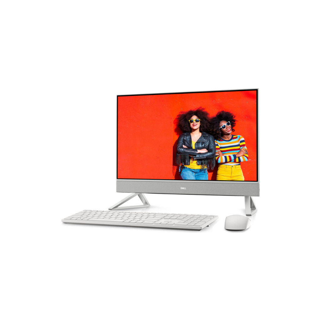 Dell Inspiron 5410 AIO Desktop PC, 23.8" FHD Touch Display, Intel Core i7-1255U, 1TB HDD+256GB SSD, 16GB RAM, NVIDIA GeForce MX 550 2GB Graphics, Wireless KB & Mouse, Win11, White | 5410- INS-1800-AIO