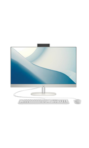 2024 Newest HP All-in-One 24-inch Desktop, 13th Generation Intel Core i7-1355U processor| 16GB DDR4 RAM| 512GB NVMe SSD| 23.8” FHD Display | Windows 11 (Shell White), 9A1A0PA