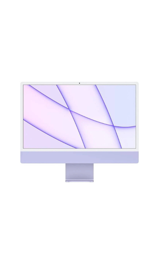 Apple iMac (2024) AIO Desktop Computer, 24" 4.5K Retina Standard Display, Apple M4 Chip with 8-Core CPU, 8-Core GPU, 16-Core Neural Engine, 16GB RAM, 1TB SSD, English Keyboard, Purple | Z1E7000EP