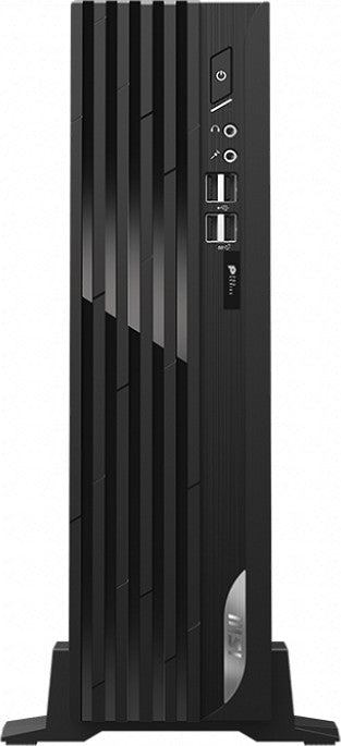 MSI Pro DP130 11M Small Form Factor PC, 11th Gen Intel Core i7-11700F + H510 Chipset, 8GB RAM, 2TB HDD, Nvidia Geforce GT1030 2GB Graphics, Windows 11 Pro, Black | 9S6-B0A511-055