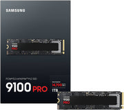 Samsung 9100 Pro 1TB M.2 2280 PCIe 5.0 x4 NVMe Solid State Drive – Up to 14,000MB/s Read Speed, V-NAND Technology, Advanced Thermal Control, Energy Efficient, 5-Year Warranty – Next-Gen Internal SSD for Gaming & Professionals