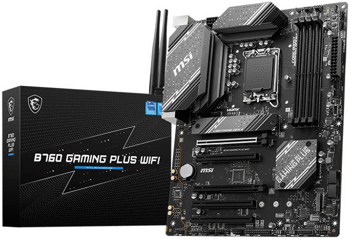 MSI PRO B760M-A WIFI DDR4 Motherboard – Micro-ATX, Intel B760 Chipset, Supports 14th/13th Gen Intel® Core™ Processors, DDR4, PCIe 4.0, Wi-Fi 6E, 2.5G LAN, USB 3.2 Gen 2, Lightning Gen 4 M.2, Extended Heatsink, EZ Debug LED