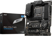 MSI PRO Z790-A MAX WIFI Motherboard – Intel Z790 Chipset, Supports 14th/13th Gen Intel Core Processors, DDR5, PCIe 5.0, Wi-Fi 6E, 2.5G LAN, USB 3.2 Gen 2, Lightning Gen 5 M.2, Extended Heatsink, EZ Debug LED, M.2 Shield Frozr