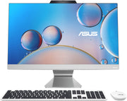 ASUS A3402WVAK All-In-One Desktop Computer, 24" FHD Anti-Glare Display, Intel Core i5-1335U, 8GB RAM, 512GB SSD, Intel Iris Xe Graphics, English-Arabic Keyboard, Win11, White | A3402WVAK-I58512W2W