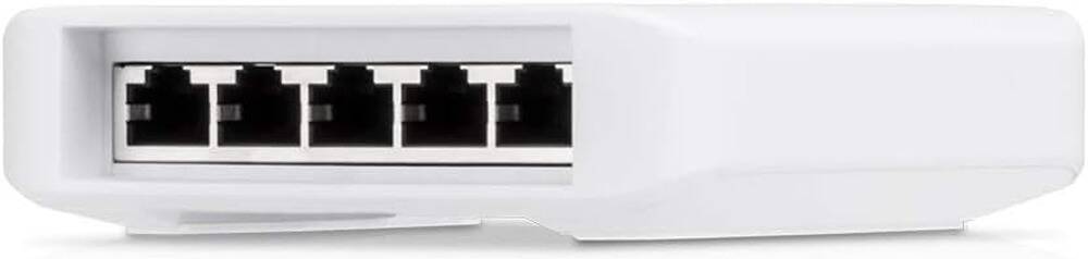 Ubiquiti USW-Flex – UniFi Flex Ethernet Switch, 5-Port Gigabit Network Switch, PoE Powered, Compact and Versatile, Indoor/Outdoor Ready, Easy UniFi Integration