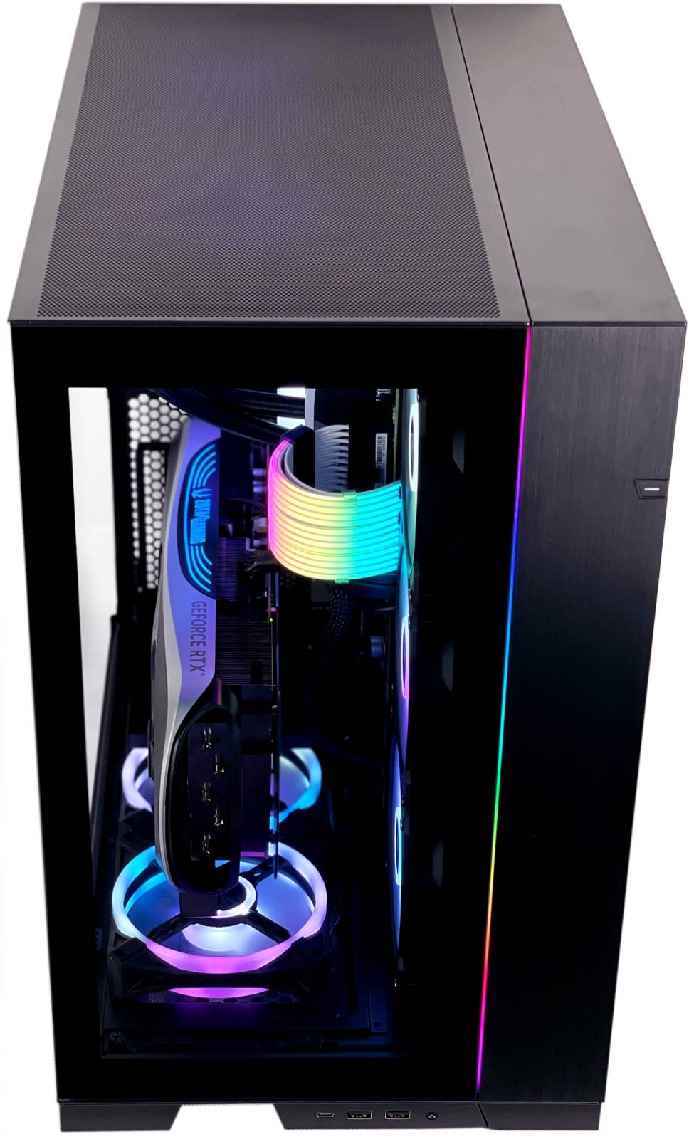 ApexForce Gaming PC - Intel Core i7-14700K 20 Cores & 28 Threads, AMD Radeon RX 6900 XT 16GB, 32GB DDR5 RAM 6400MHz, 1TB SSD Gen 4, 850W Platinum PSU, 240mm Liquid Cooler, Wi-Fi + BT