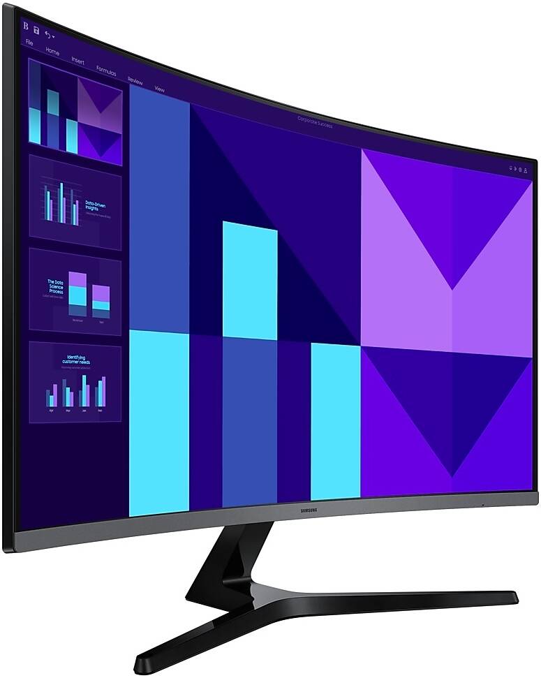 Samsung 32" Essential S3 Monitor – Full HD 1080p, 100Hz Refresh Rate, Eye Care Technology, Slim Bezels, HDMI & DisplayPort, Smooth & Vibrant Display for Gaming, Work, and Entertainment