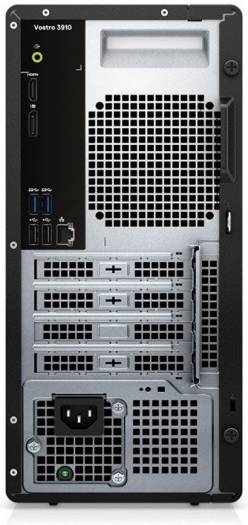 Dell Vostro 3910 Tower Computer, Intel Core i5-12400 2.50GHz Processor, 8GB DDR4 RAM, 256GB Storage, Intel UHD Graphics, Free DOS, Black | VOS-3910-6-MT