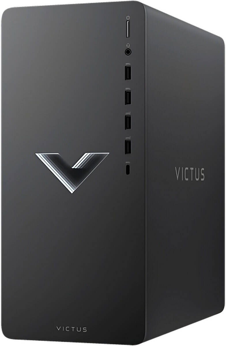 HP Victus 15L TG02-2002SA Gaming Desktop Computer, Intel Core i7-14700F, 16GB (2x8) RAM, 512GB SSD, GeForce RTX 4060 GDDR6 8GB GPU, Windows 11 Home, Mica Silver Metal | A31BCEA