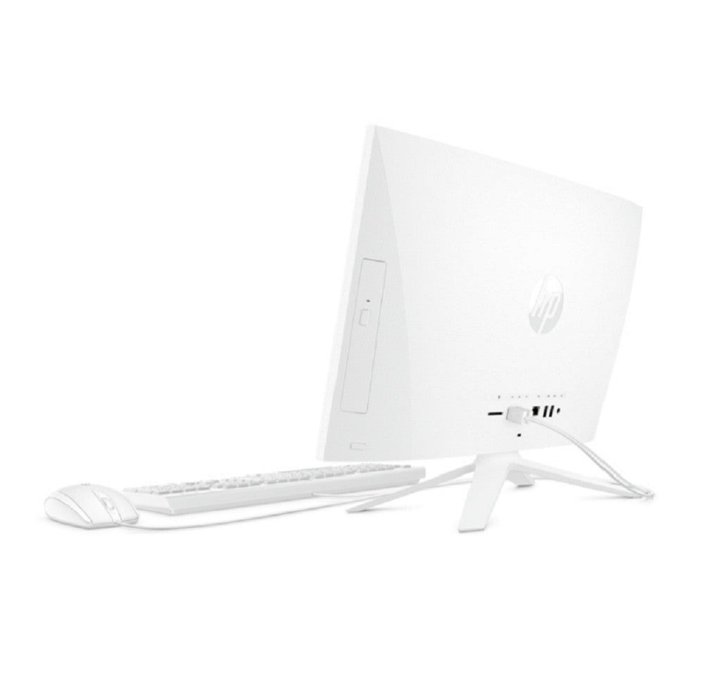 HP 21B-0038NH AIO 20.7" Non Touchscreen PC, 1920 x 1080 Resolution, 10th Gen Intel Core i3-1005G1, UHD Graphics, 4GB RAM, 1TB SATA HDD, Webcam, DOS, White | 21B-0038NH