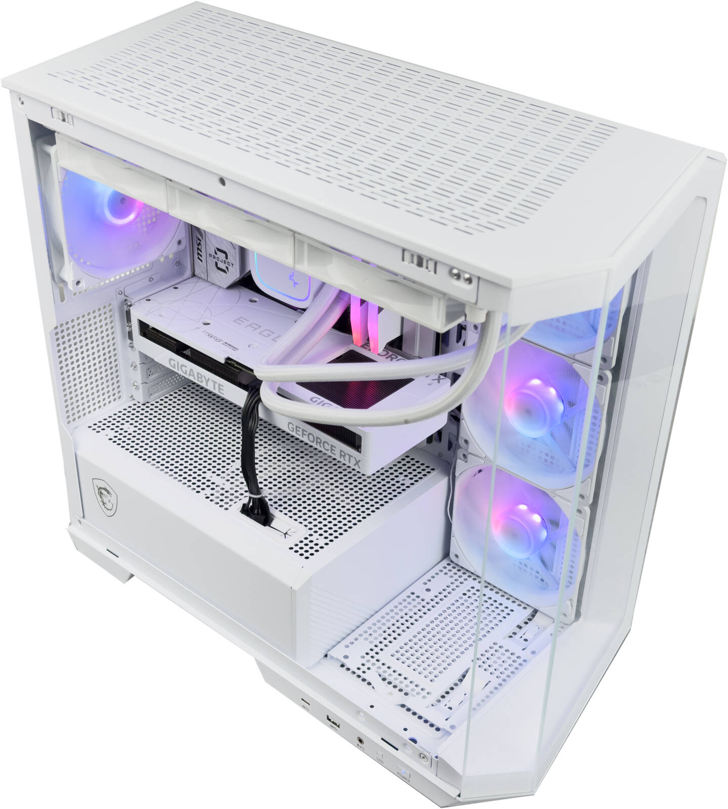 Blizzard Gaming PC - AMD Ryzen 7 9800X3D 8 Cores 16 Threads, NVIDIA RTX 5070 Ti 16GB, 32GB DDR5 RAM 6000MHz, 1TB SSD Gen 4, 850W Gold PSU, 360mm Liquid Cooler, Wi-Fi + BT