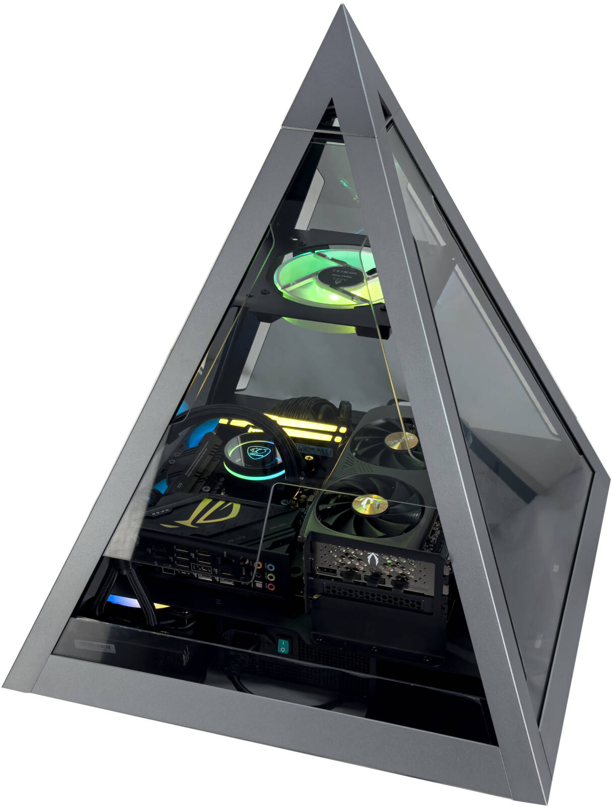 Obelisk X Gaming PC - Intel Core i7-14700KF 20 Cores 28 Threads, NVIDIA RTX 5070 12GB, 32GB DDR5 RAM 6400MHz, 1TB SSD Gen 4, 750W 80 PLUS PSU, 360mm Liquid Cooler, Wi-Fi + BT