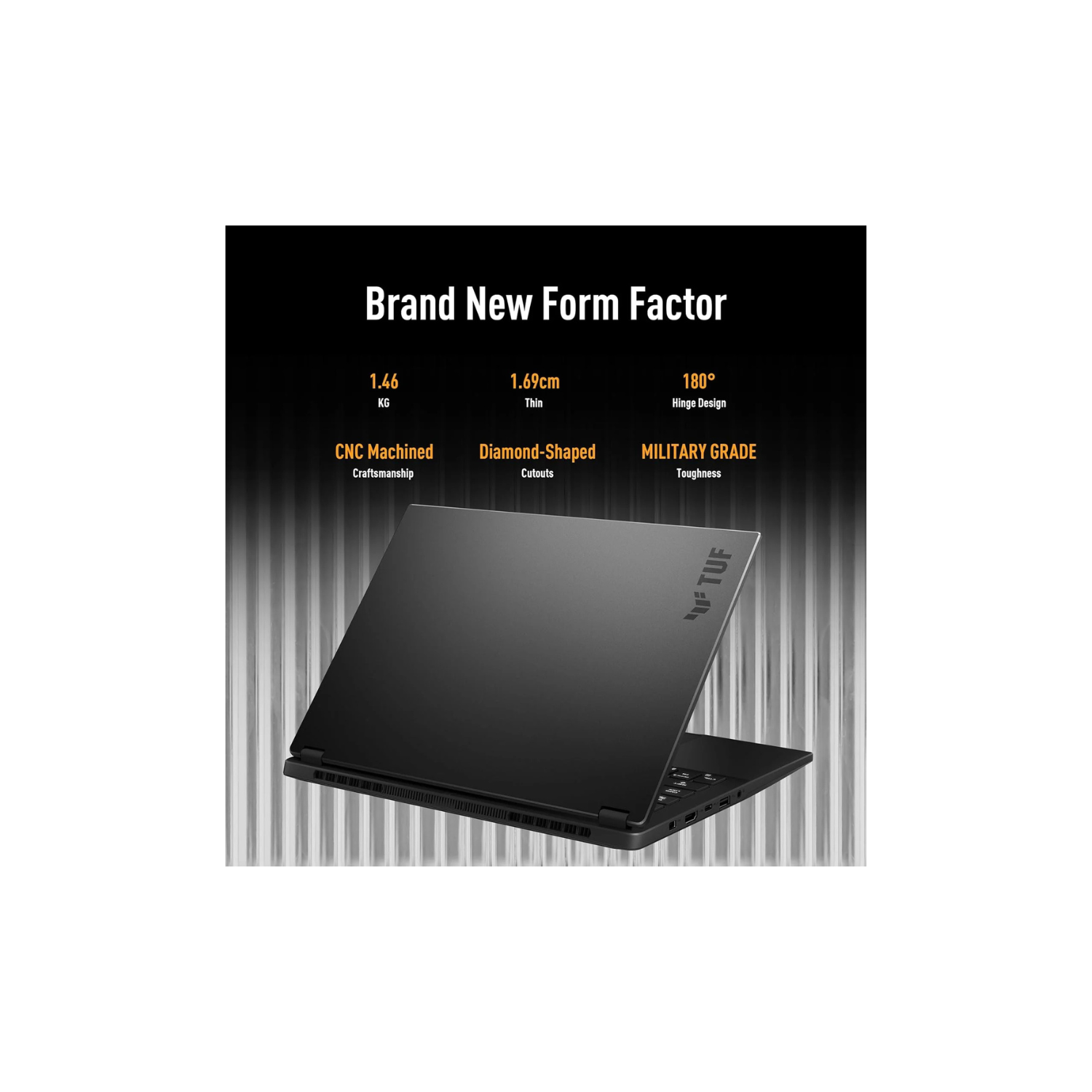 ASUS TUF Gaming Ryzen AI 9 HX370, 32GB RAM, 2TB SSD, NVIDIA RTX 4060 8GB, 14" 165Hz Display, Windows 11 Home, 1-Year Warranty