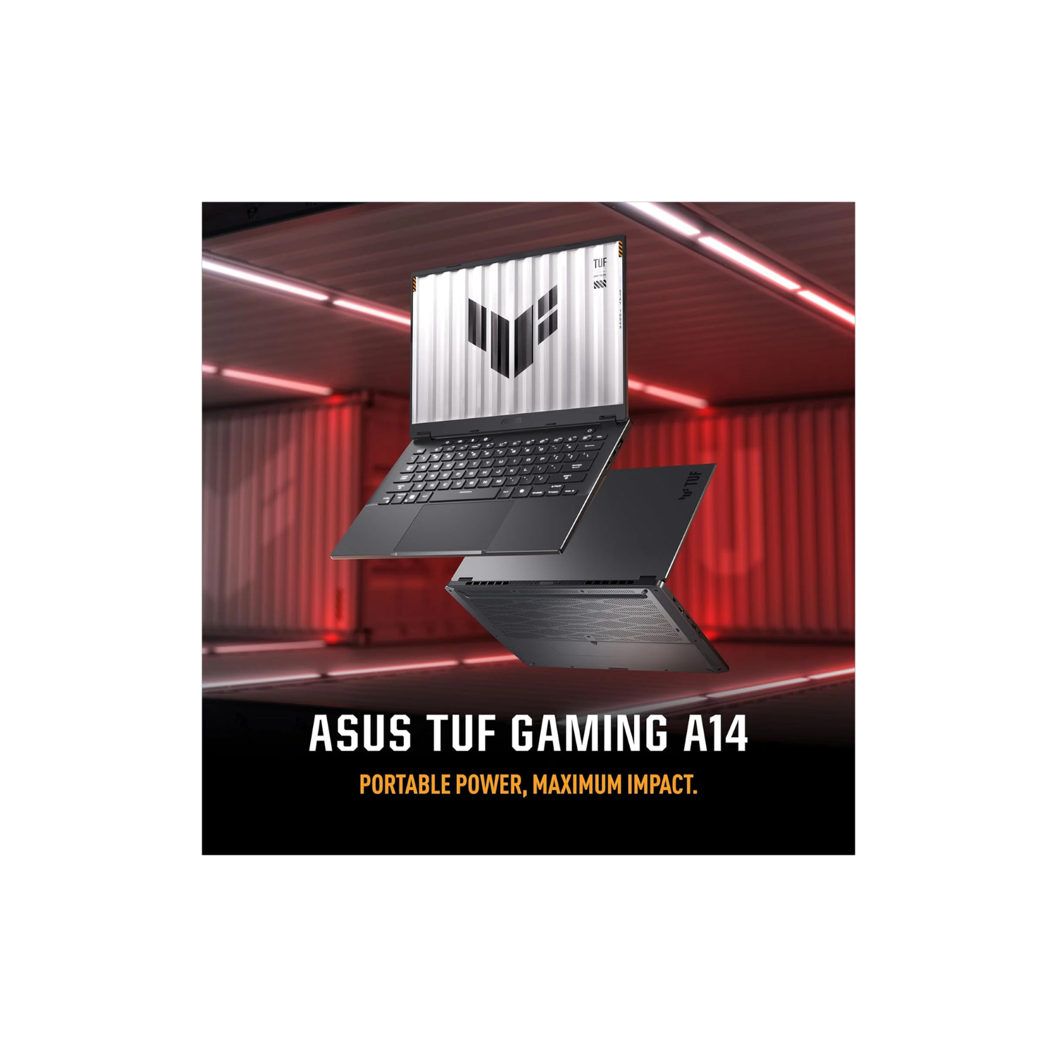 ASUS TUF Gaming Ryzen AI 9 HX370, 32GB RAM, 2TB SSD, NVIDIA RTX 4060 8GB, 14" 165Hz Display, Windows 11 Home, 1-Year Warranty