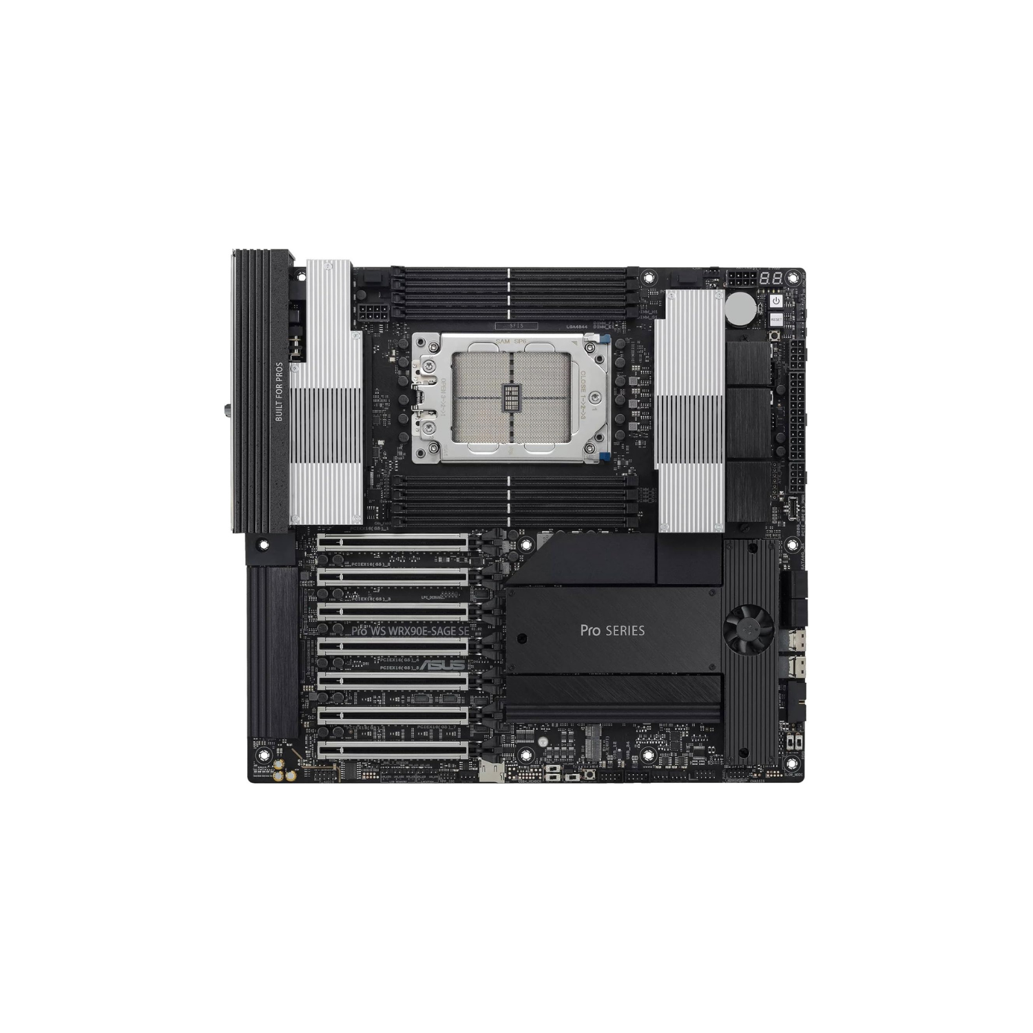 ASUS Pro WS WRX90E-SAGE SE Workstation Motherboard – AMD sTR5 Socket, WRX90 Chipset, PCIe 5.0, ECC Memory Support