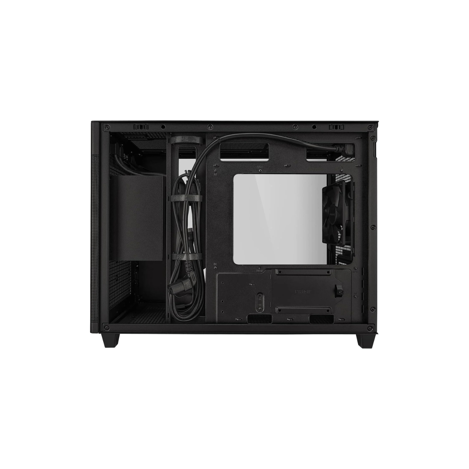 ASUS Prime AP202 Mid-Tower PC Case – Tempered Glass, ARGB, Black, ATX / Micro-ATX / Mini-ITX Compatible