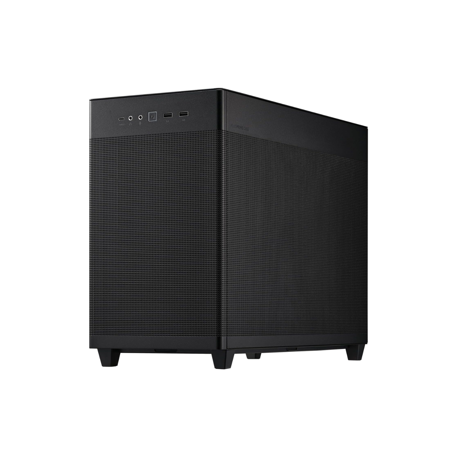 ASUS Prime AP201 Mid-Tower PC Case – Tempered Glass, Black, ATX / Micro-ATX / Mini-ITX Compatible