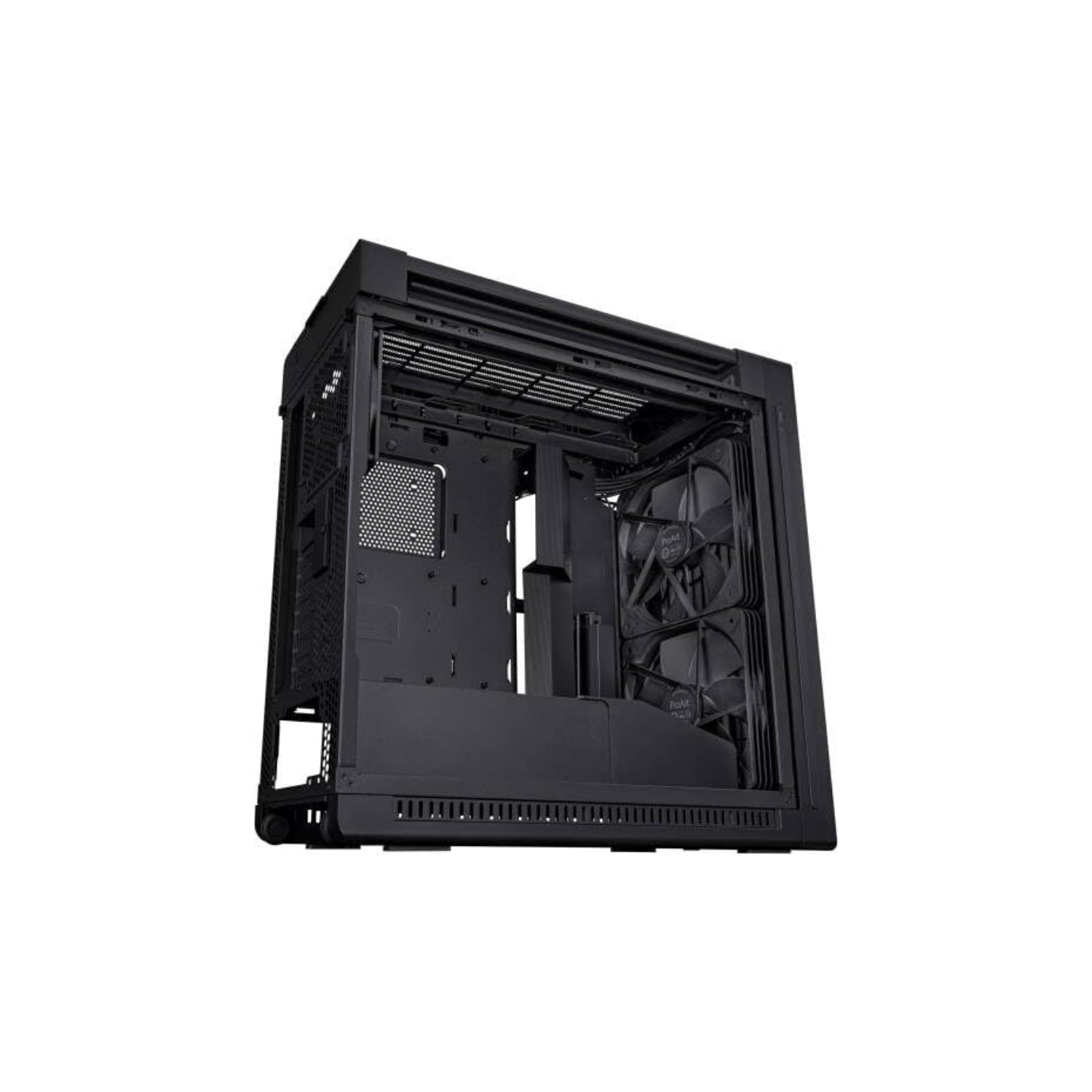 ASUS ProArt PA602 Mid-Tower Case – Black, Tempered Glass, ARGB Fans, Professional Creator PC Chassis