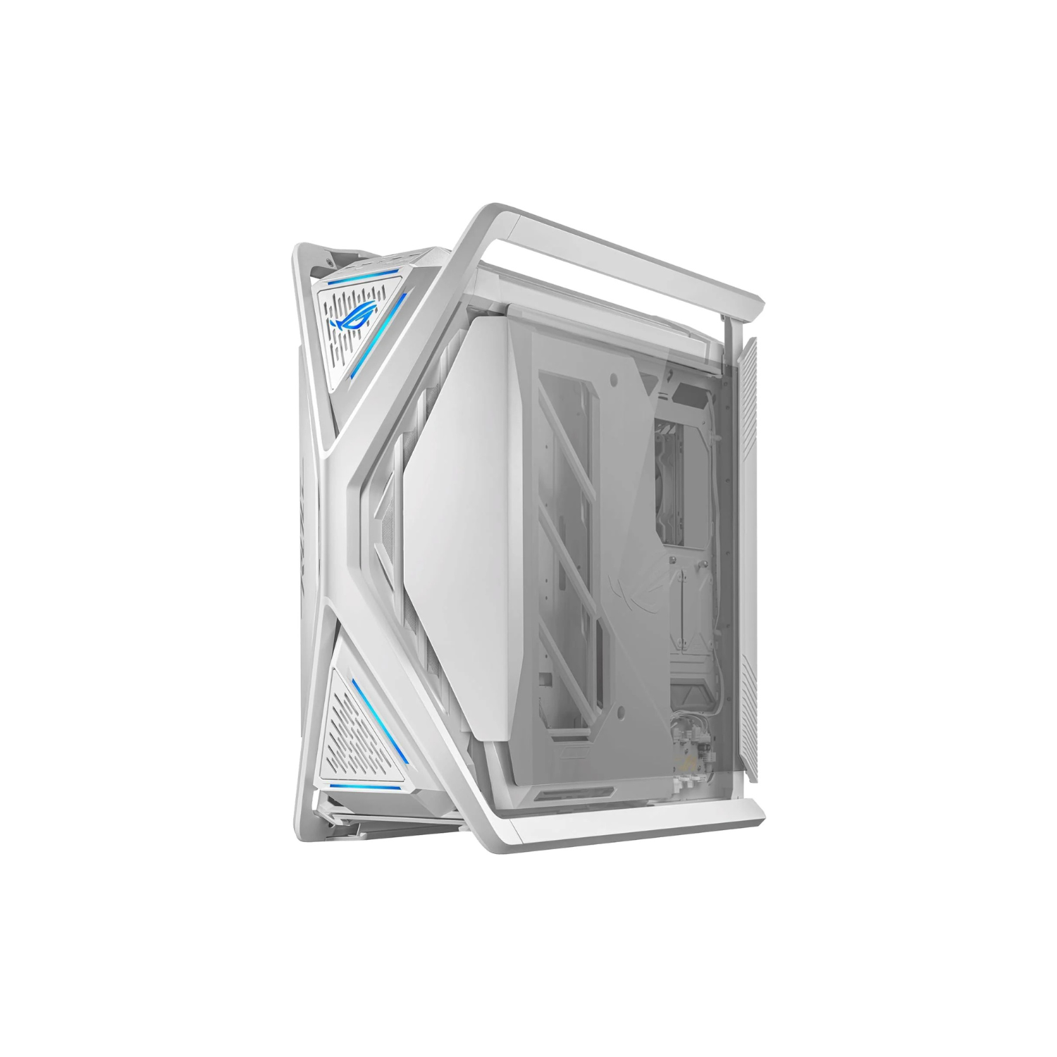 ASUS ROG Hyperion GR701 White – Premium Full-Tower PC Case, Tempered Glass, Advanced Cooling, PWM Fan Hub