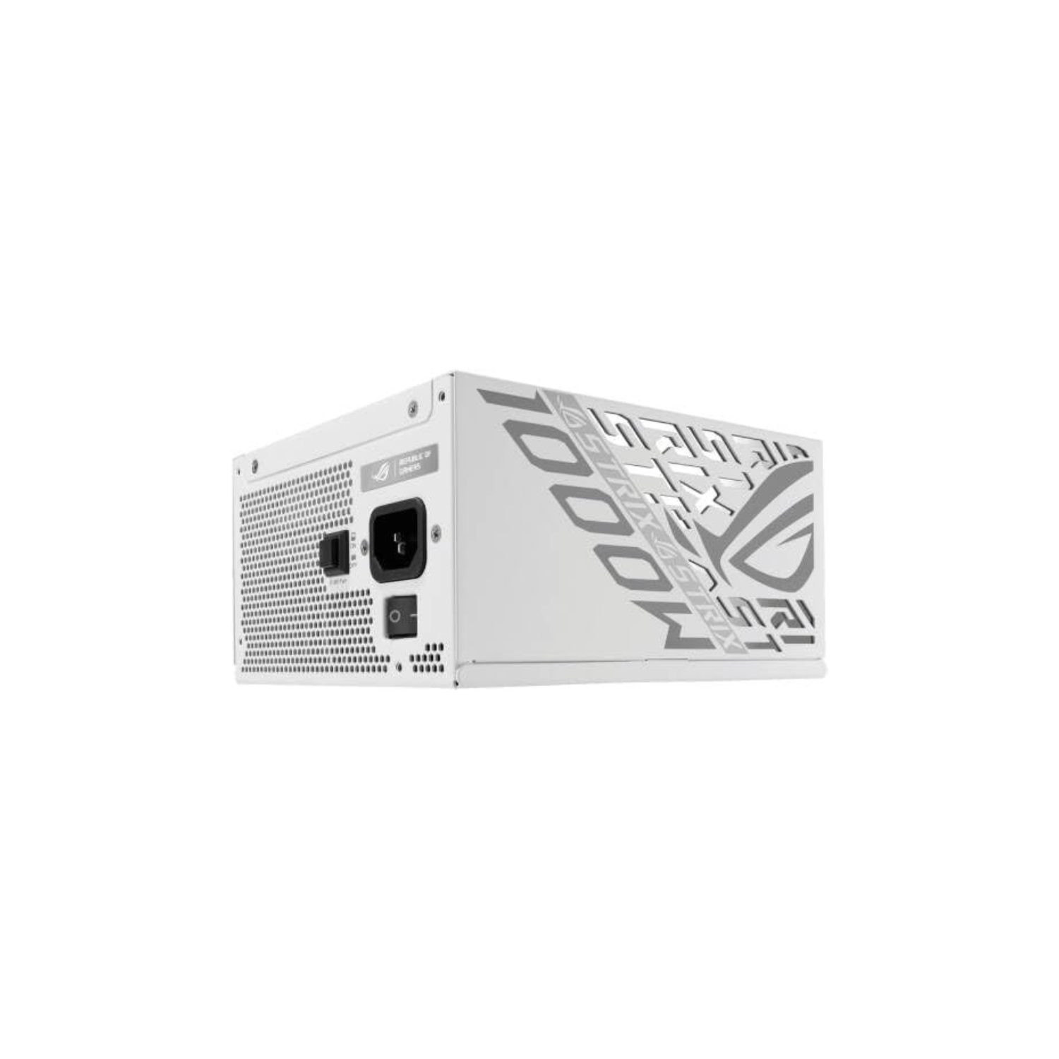 ASUS ROG Strix 1000W White Gaming Power Supply – 80 Plus Gold, Fully Modular, Axial-Tech Fan, Aura Sync RGB, CE & UK Plug