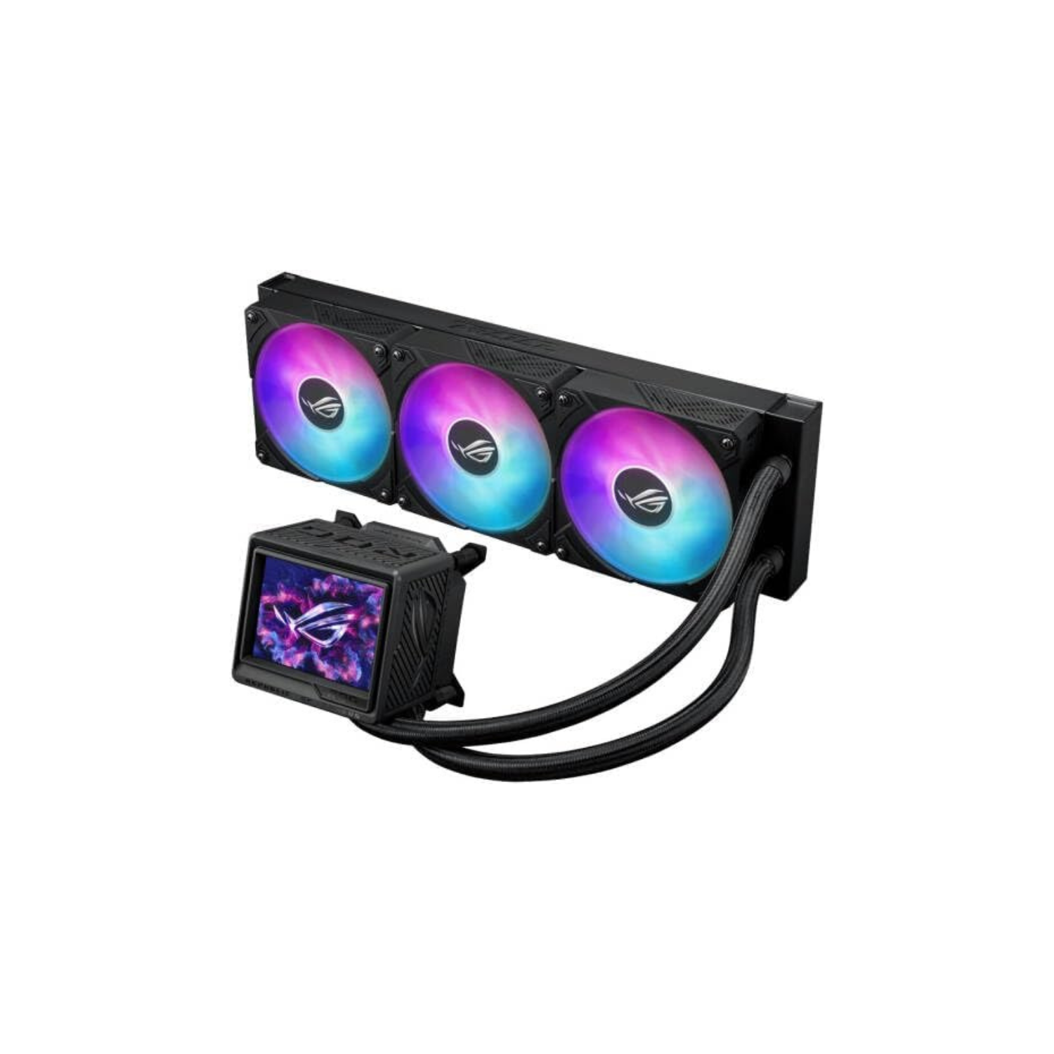 ASUS ROG Ryujin III 360 Extreme ARGB AIO Cooler – Asetek Pump, EMMA V2 Display, Addressable RGB