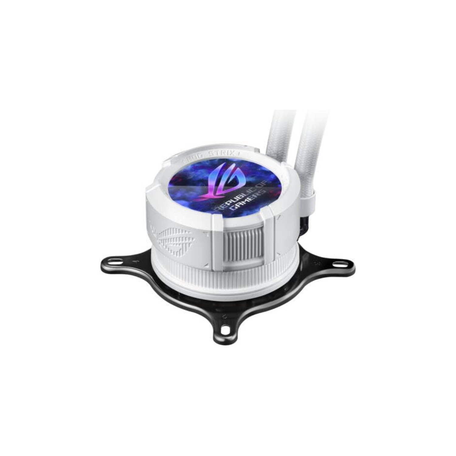 ASUS TUF Gaming LC III 360 ARGB White AIO Cooler – 3-in-1 Fans, 2.8" LCD Display, Addressable RGB