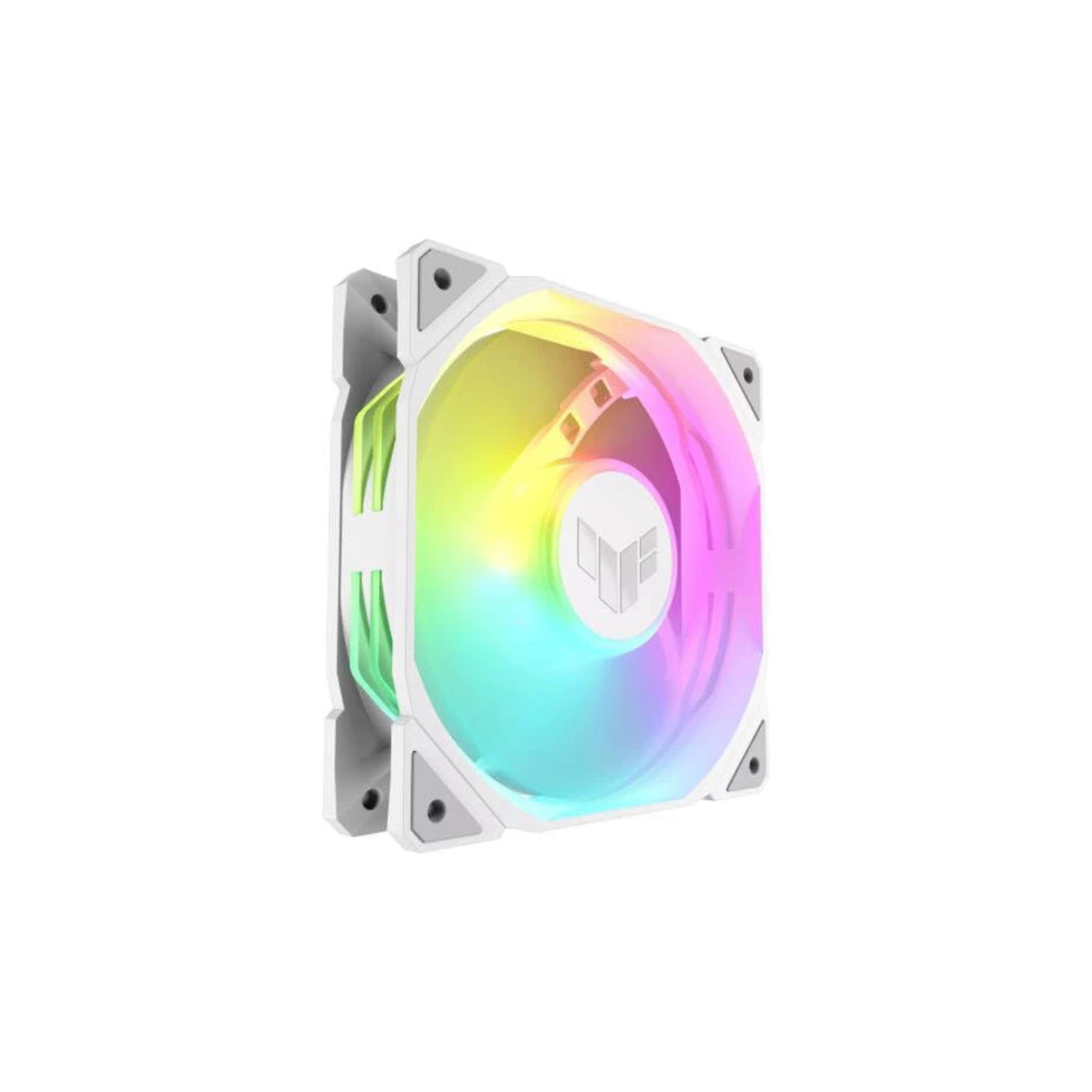 ASUS TUF Gaming TR120 ARGB Reverse Fan White – 120mm 3-in-1 Pack, Addressable RGB, High-Performance Cooling