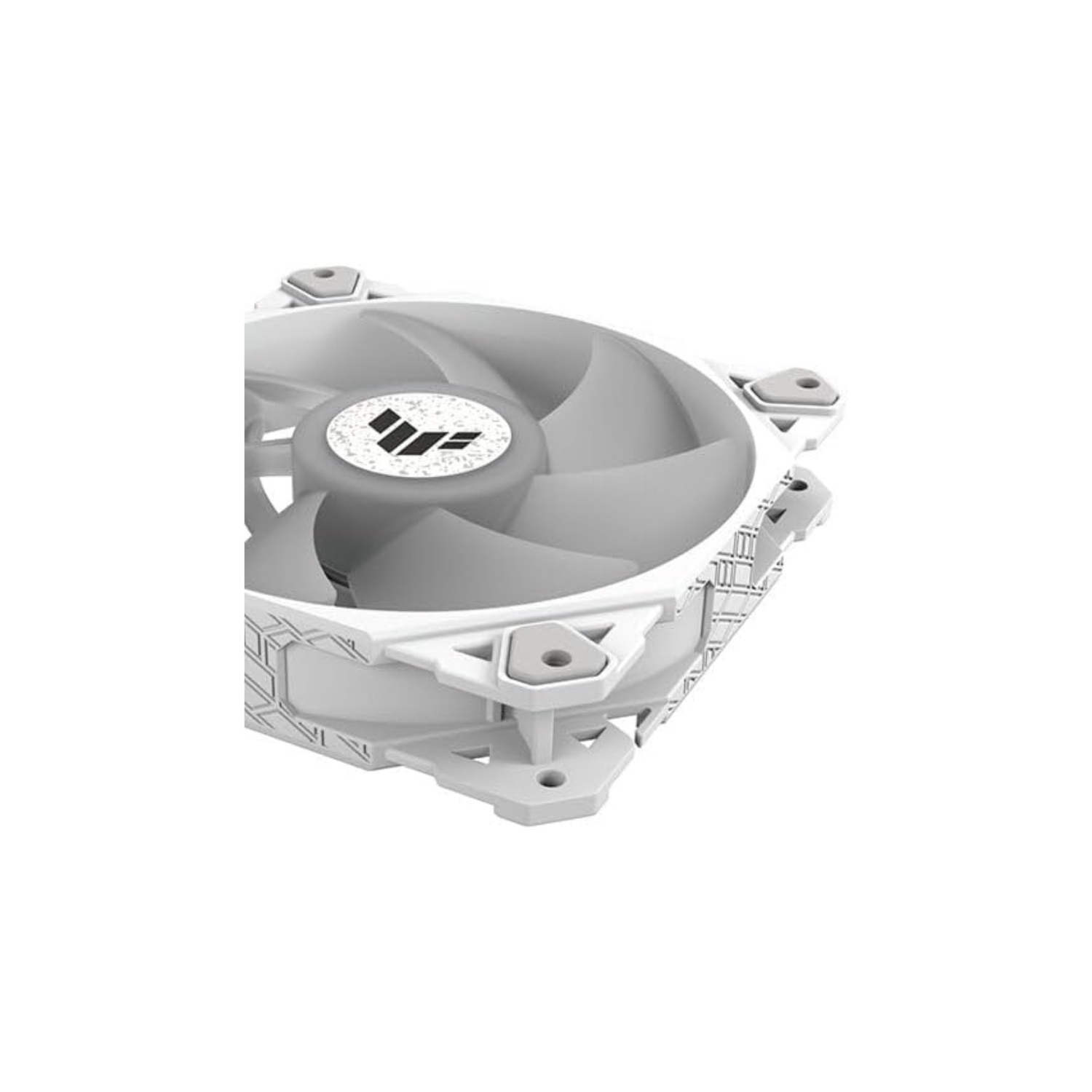 ASUS Prime MR120 ARGB Fan White – 120mm High-Performance Cooling, Addressable RGB