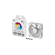 ASUS Prime MR120 ARGB Reverse Fan White – 120mm High-Performance Cooling, Addressable RGB