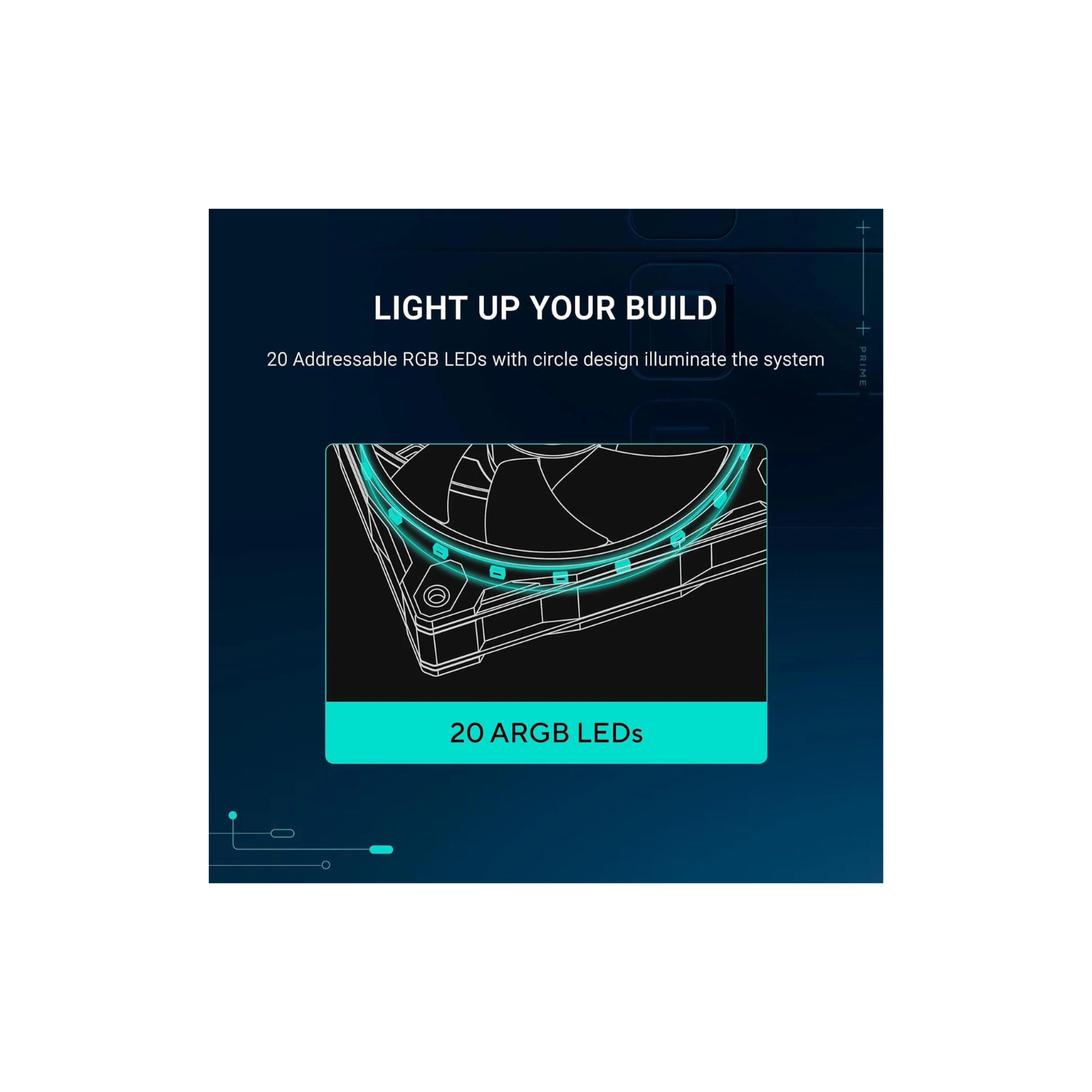 ASUS Prime MR120 ARGB Reverse Fan Black – 120mm 3-in-1 Pack, High-Performance Cooling, Addressable RGB