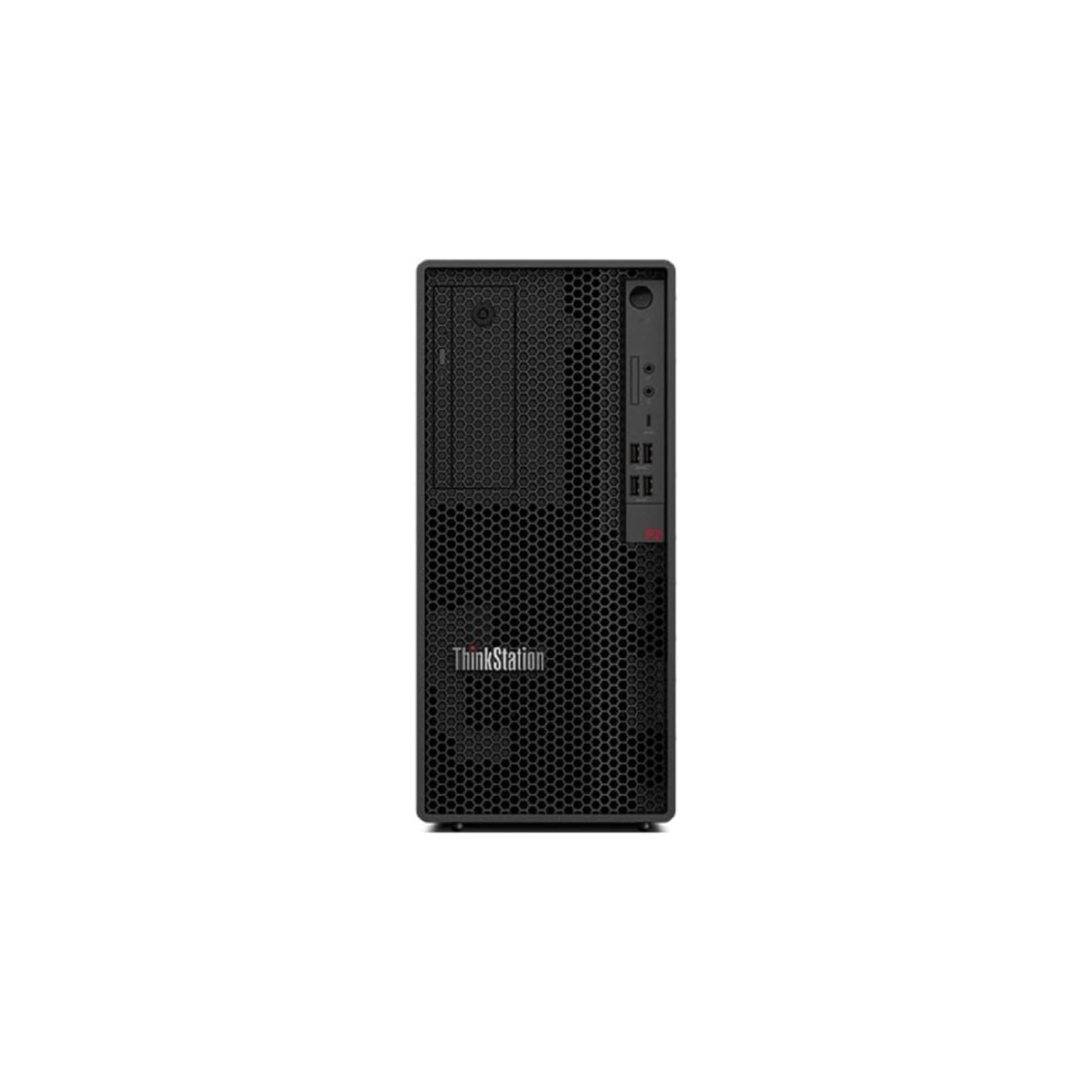 Lenovo ThinkStation P360 Tower Workstation PC, Intel® Core i7-12700, 8GB DDR5, 1 TB SSD, Intel UHD Graphics 770, ENG/ARB K/B, Windows 11, Black | 30FMS09J00