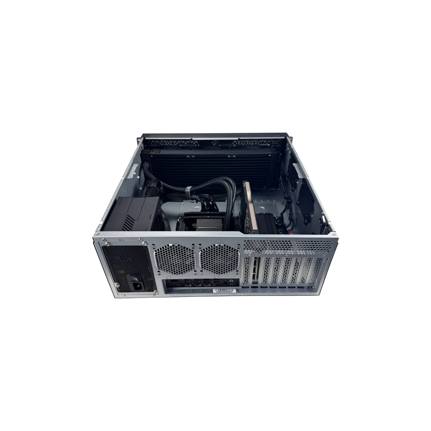 Rackmounted Workstation - Intel Core i9-14900KF 24 Cores 32 Threads, NVIDIA RTX A2000 12GB, 32GB DDR5 RAM 6400MHz, 4TB SSD Gen 4, 1050W 80 PLUS Gold PSU, 360mm Liquid Cooler