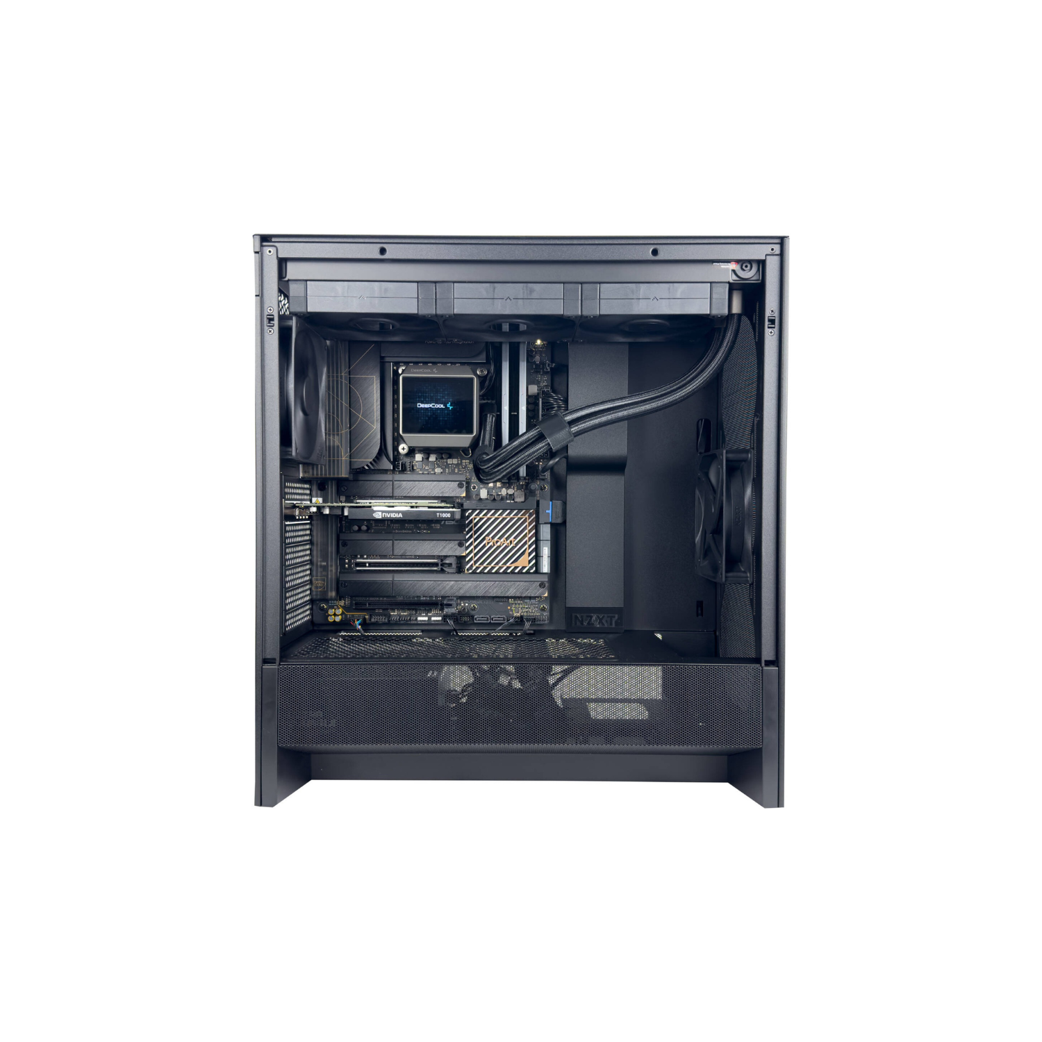 Workstation Tower A4 - Intel Core Ultra 9 285K 24 Cores 24 Threads, NVIDIA RTX A4000 16GB, 64GB DDR5 RAM 6000MHz, 1TB SSD Gen 4, 750W 80 PLUS PSU, 280mm Liquid Cooler, Wi-Fi + BT, Thunderbolt™ 4