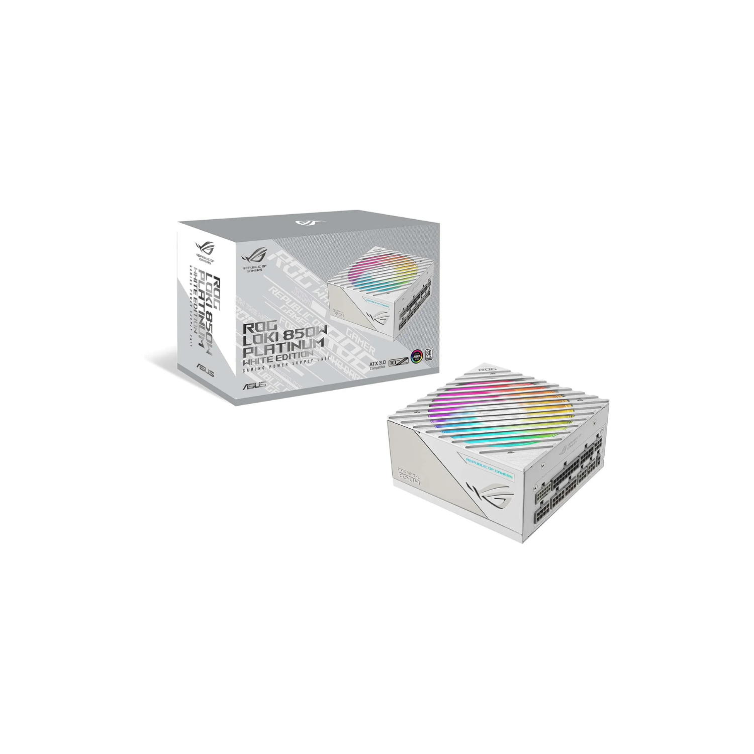 ASUS Prime AP-850G 850W Gold Power Supply   Black/White, Fully Modular, ATX3.0