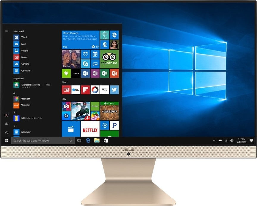 Asus Vivo AiO V222FAK, 21.5"FHD (1920 x 1080), i3-10110U, 4GB DDR4 RAM, 1TB SATA 5400RPM 2.5" HDD, Intel Iris Xe Graphics, WIN 10 Home,  ZEN WL Keyboard+Mouse White | V222FAK-WA133T