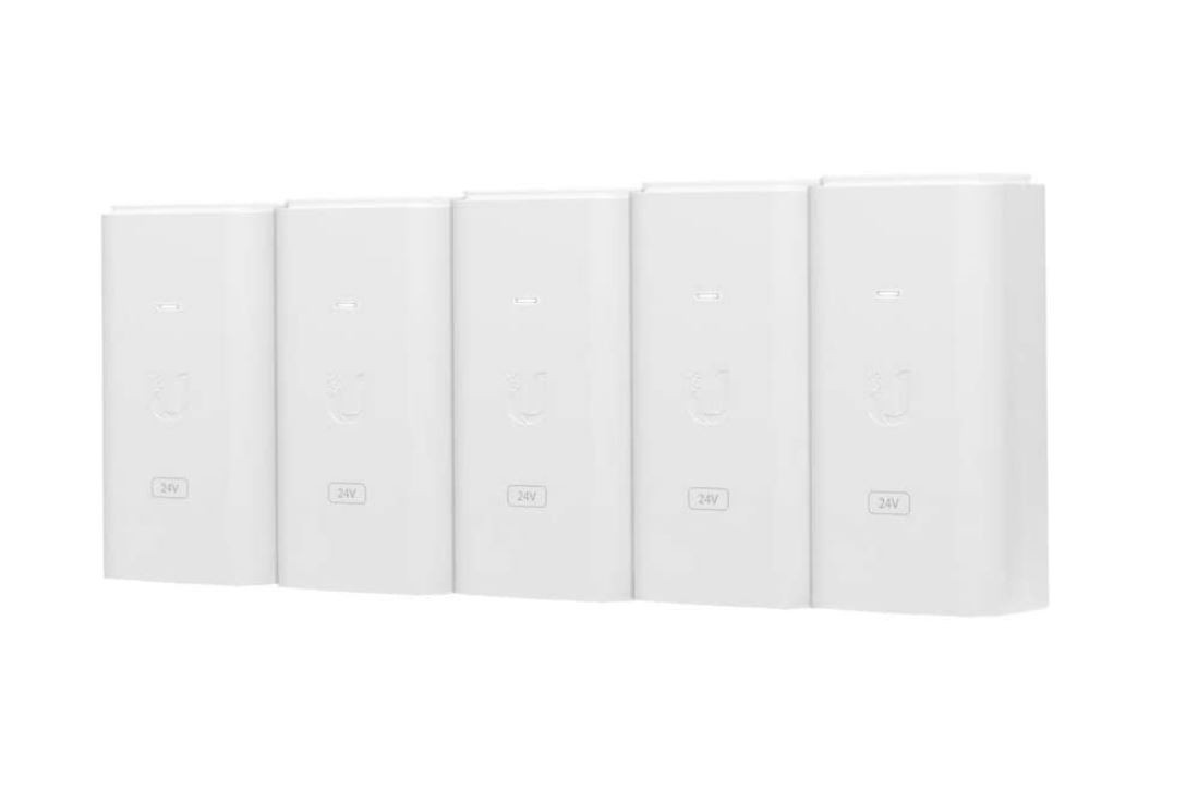 Ubiquiti POE-24-12W-5P – 5-Port 24V 12W Passive PoE Injector, Power Over Ethernet Adapter, Compact and Reliable, For Ubiquiti Access Points and Network Devices