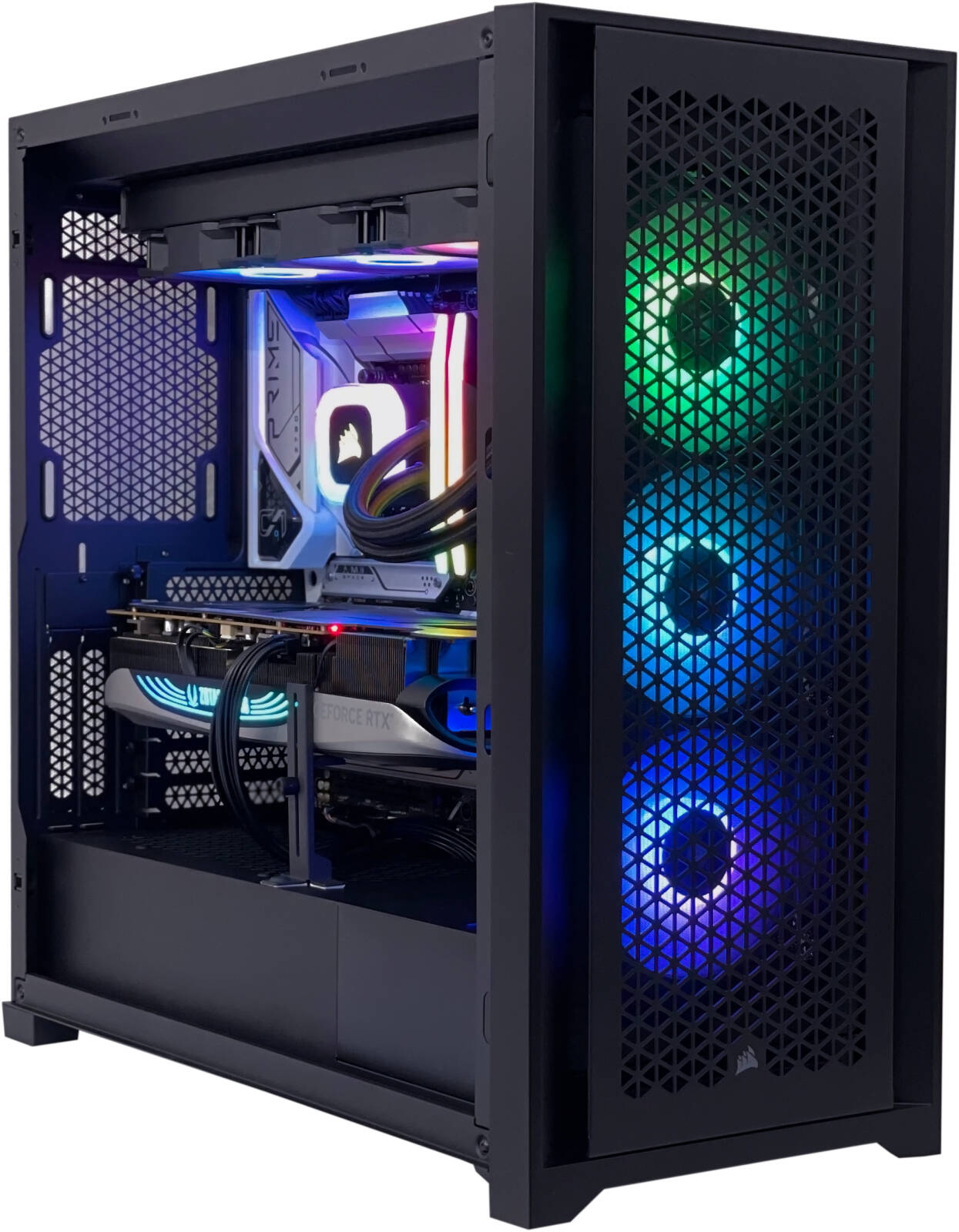 ApexForce Gaming PC - AMD Ryzen 7 7700X 8 Cores 16 Threads, AMD Radeon RX 6900 XT 16GB, 32GB DDR5 RAM 6000MHz, 1TB SSD Gen 4, 850W Platinum PSU, 240mm Liquid Cooler, Wi-Fi + BT