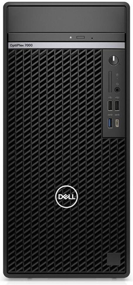 Dell OptiPlex 7010 MT PC, Intel Core i7-13700 2.10 GHz, 16GB RAM, 1 TB HDD+512GB SSD, Intel UHD Graphics 770, Keyboard & Mouse, DOS, Black | 7010 OPTIPLEX