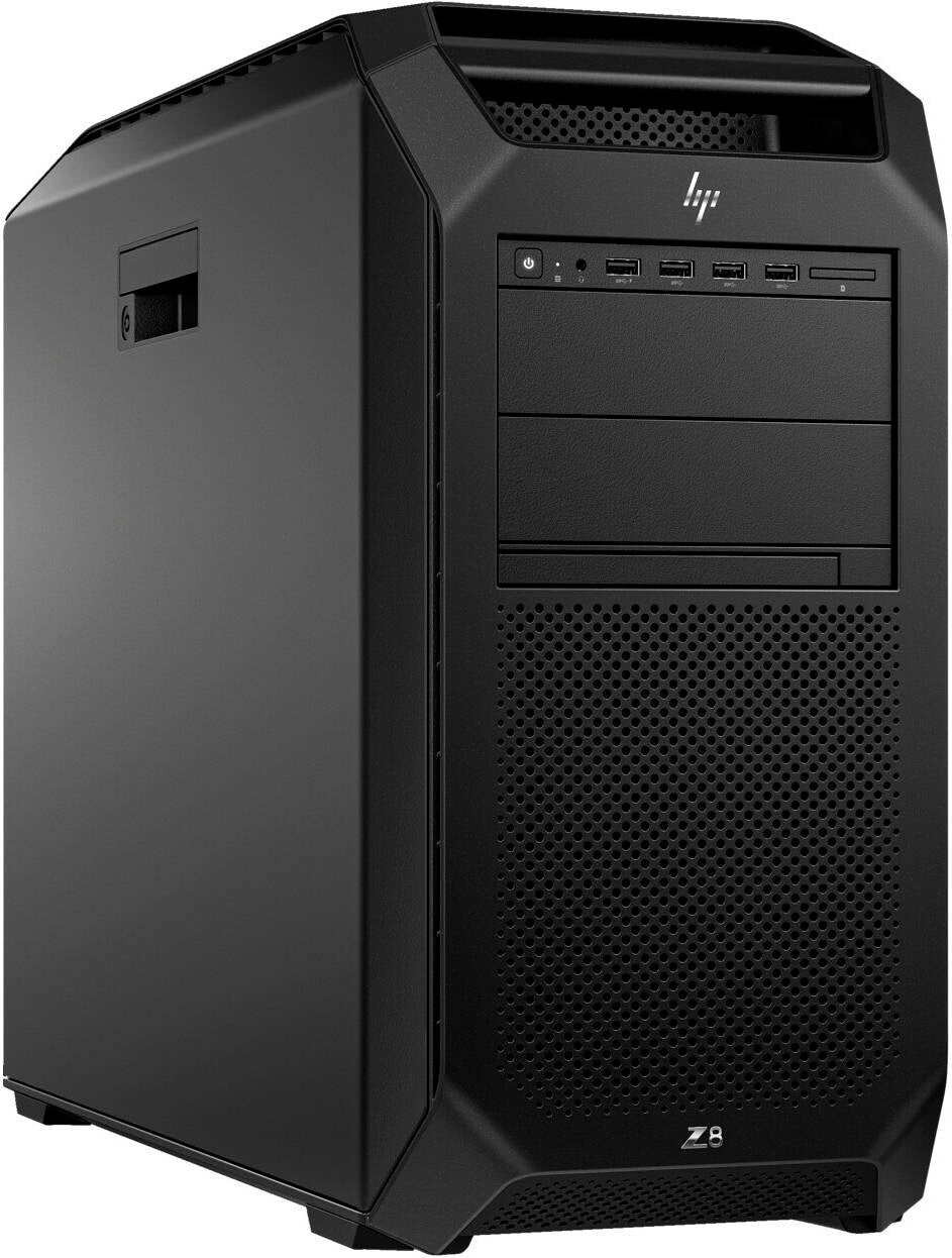 HP Z8 G5 Workstation Desktop PC, Intel Xeon Silver 4410Y, 128 GB DDR5 RAM, 1TB PCIe SSD, Optical Drive SATA Super Multi DVD, Win 11 Pro, Black | Z8-G5