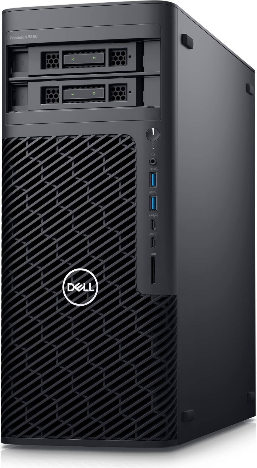 Dell Precision 5860 Tower Workstation, Intel Xeon W3-2423, 32GB RAM, 1TB SSD, NVIDIA RTX A2000 ADA 16GB Graphics, Black Keyboard & Mouse, Win11 Pro, 750W PSU, Black | T5860