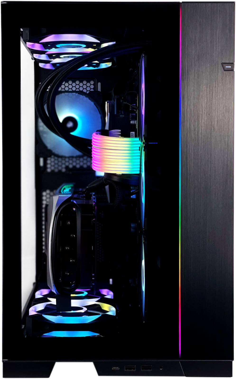 ApexForce Gaming PC - Intel Core i7-14700K 20 Cores & 28 Threads, AMD Radeon RX 6900 XT 16GB, 32GB DDR5 RAM 6400MHz, 1TB SSD Gen 4, 850W Platinum PSU, 240mm Liquid Cooler, Wi-Fi + BT