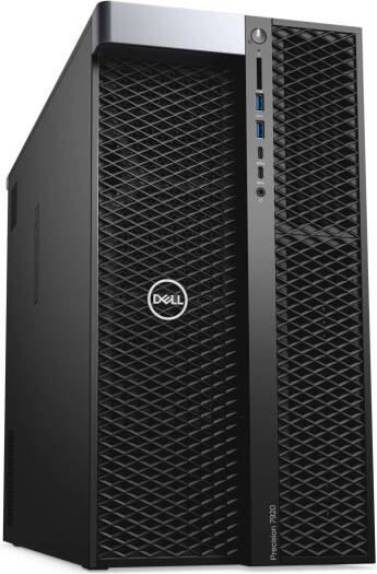 Dell Precision T7920 Workstation, Intel Xeon Gold 5218R, 128GB RAM, Kingston 1TB M.2 SSD + 3.5" 4TB 7200rpm HDD, NVIDIA RTX A5000 24GB Graphics, Windows 11 Pro, Black | Precision T7920
