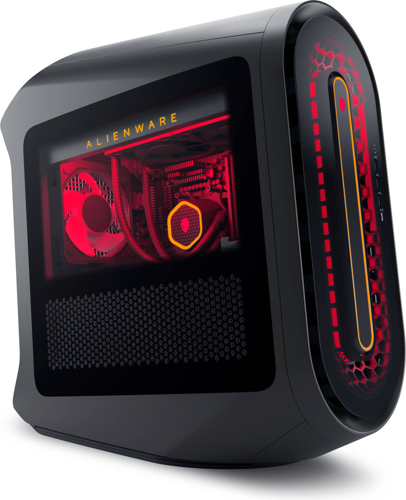 Dell Alienware Aurora R15 Gaming Desktop, AMD Ryzen 9 7900X, 64GB RAM, 2TB SSD, NVIDIA GeForce RTX 4090 24GB Graphics, KB216 ENG Keyboard & MS116 Mouse, Win11Home, Black | ALNWR-AUR-R15-AMD