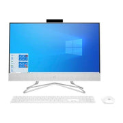 HP AIO 24-DF1014NE 24" FHD IPS Touch PC, 11th Gen Core i5-1135G7 2.4Ghz, 8GB RAM, 512GB HDD, Windows 10 Home, Intel Iris Xe Graphics, Wireless Keyboard and Mouse Combo, White | 3B4Z4EA