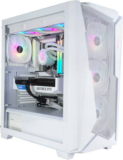 ICE Z Gaming PC - AMD Ryzen 7 9800X3D 8 Cores 16 Threads, NVIDIA RTX 5070 12GB, 32GB DDR5 RAM 6000MHz, 1TB SSD Gen 4, 750W 80 PLUS PSU, 360mm Liquid Cooler