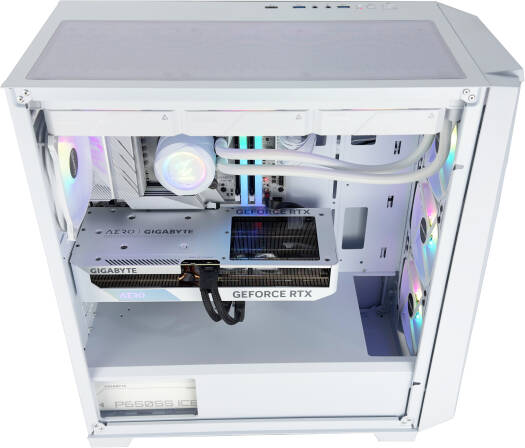 ICE Z Gaming PC - AMD Ryzen 7 9800X3D 8 Cores 16 Threads, NVIDIA RTX 5070 12GB, 32GB DDR5 RAM 6000MHz, 1TB SSD Gen 4, 750W 80 PLUS PSU, 360mm Liquid Cooler